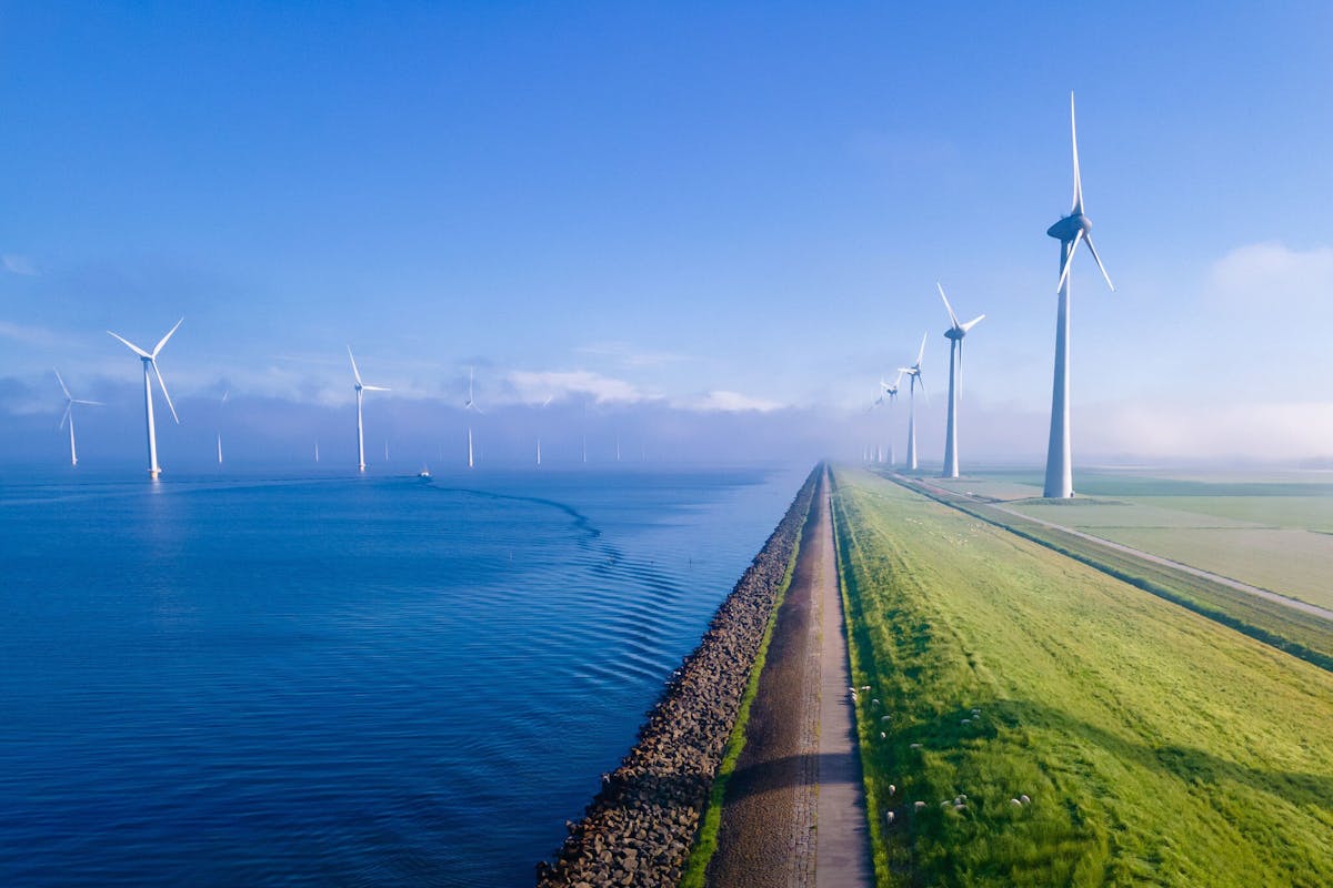 Fugro windmills Duurzaam windmolenpark powered by Fugro