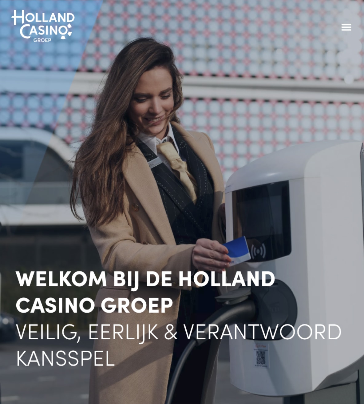 decentraal contentbeheer Corporate Website Holland Casino Groep landingspagina