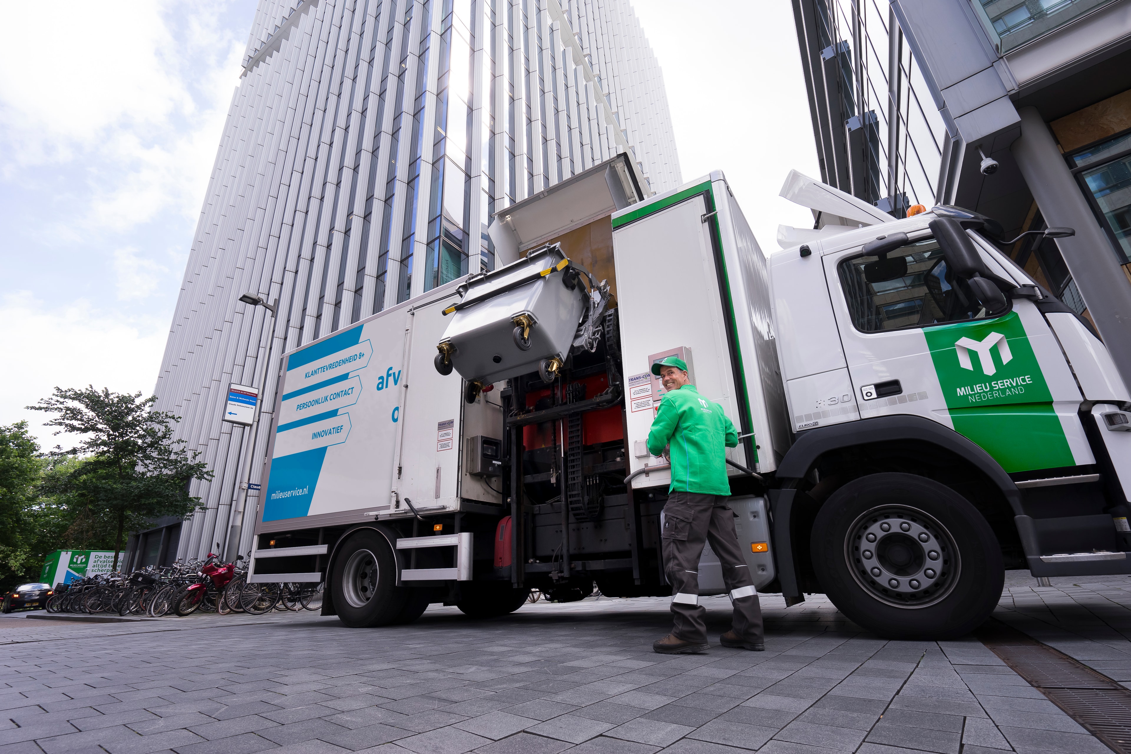 Milieu Service Nederland Business Portal Touchtribe developed a customerportal for Milieu Service Nederland