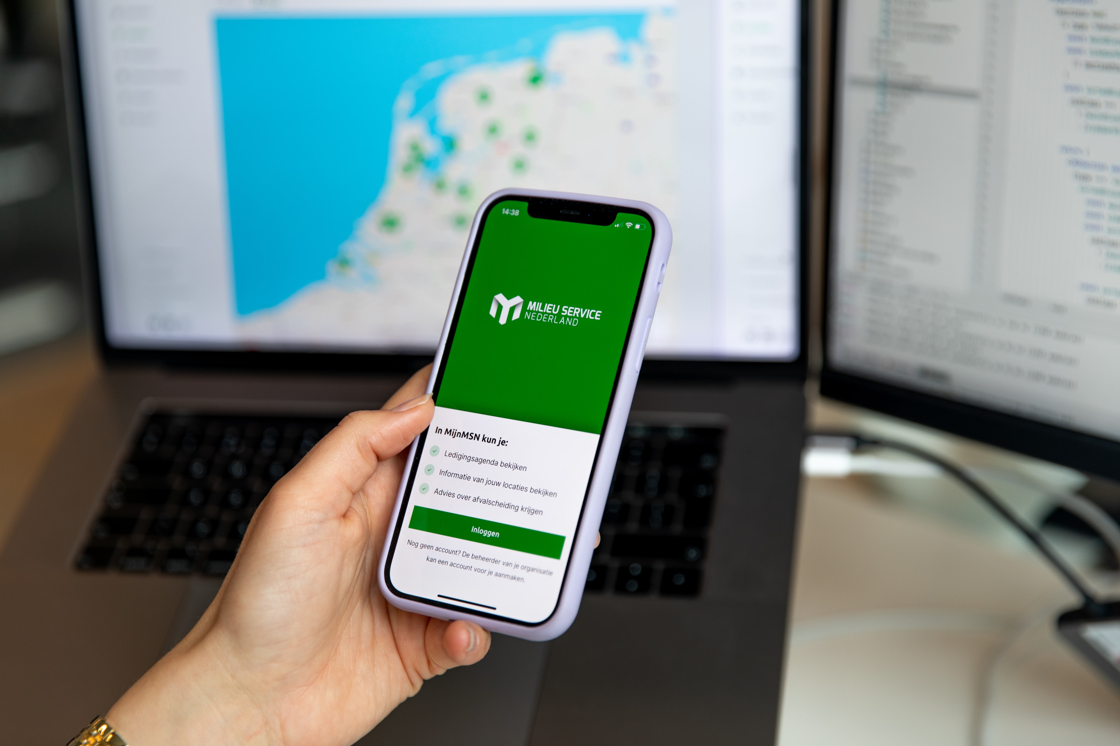 Portal with ‘app look & feel’ Mijn-MSN portal on a mobile device